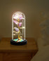 Galaxy Rose Flower for Women, Rainbow Forever Light Up Rose in A Glass Dome
